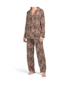 Animal Notch Collar Pj Set