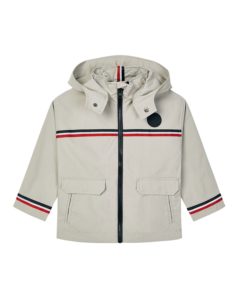 Boy's Hooded Zip-Up Striped Jacket, Size 4-7
