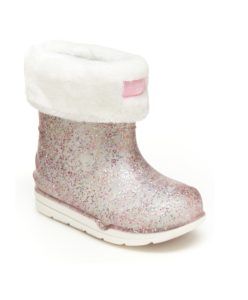 Silver & White Glitter Bellamy Boot