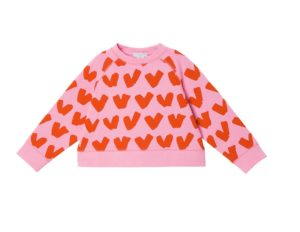 Kid Girl Hearts Sweatshirt