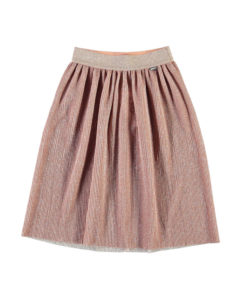 Girl's Bailini Glitter Pleated Skirt, Size 3T-14p