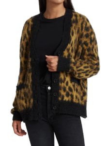 Oversized Cheetah Cardigan