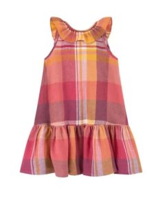 Pink Checked Dress size 4-8