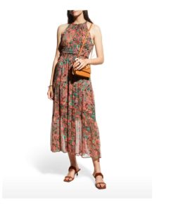 Dalmatian-Print Jersey Dress