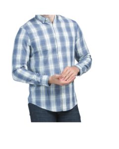 Medium Plaid Long Sleeve Woven Shirt