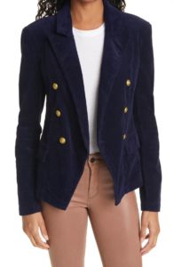 Corduroy Double Breasted Blazer