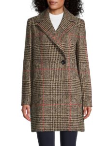 Plaid Topcoat