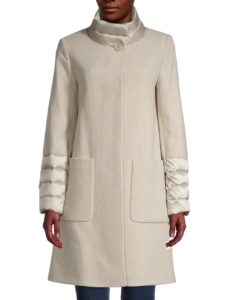 Walker Mixed Media Coat