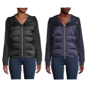 Sarah Front-Quilted Packable Hooded Jacket