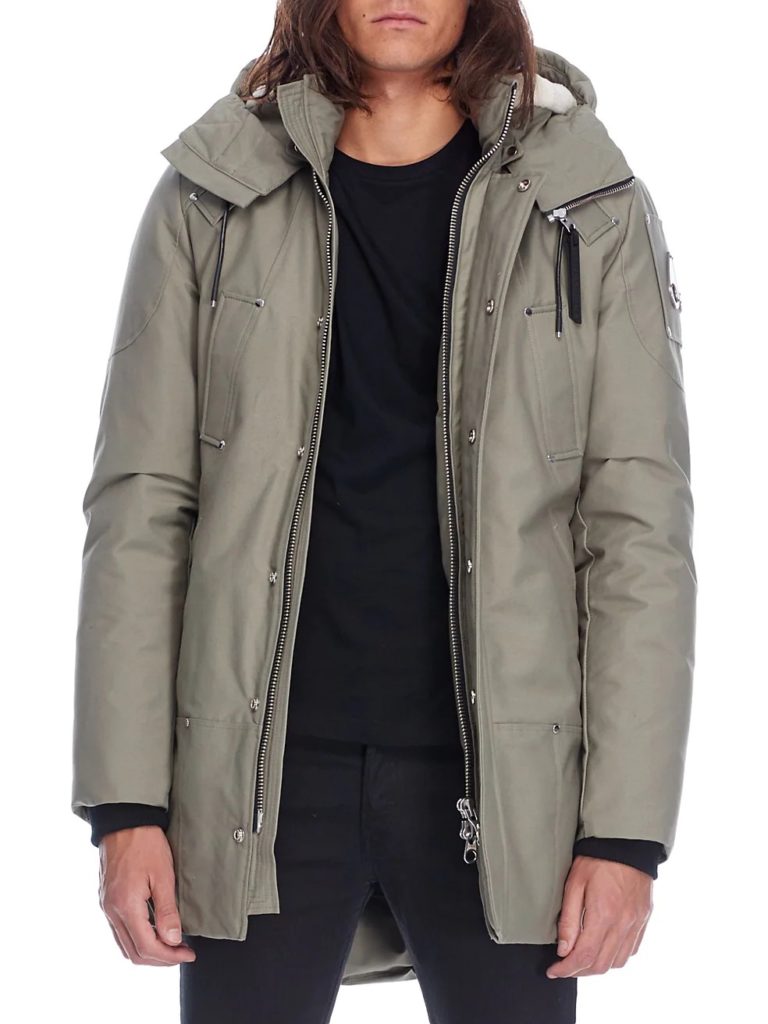 Image of Saint-Ulric Shearling-Lined Down Parka