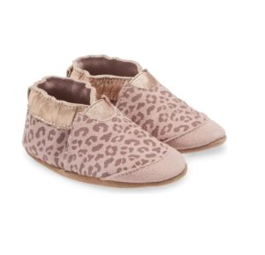 Leopard Print Crib Shoe