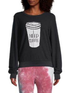 I Need Coffee Graphic Sweatshirt