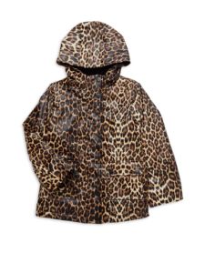 Girl's Woobie Faux Fur-Lined Raincoat