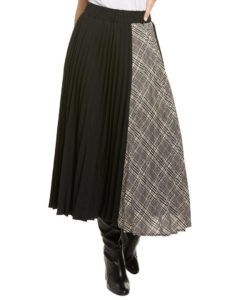 Gracia Pleated A-Line Skirt