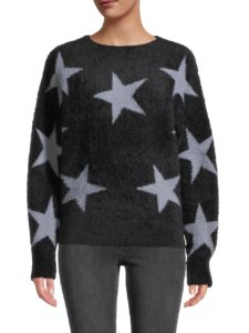 Star-Print Sweater