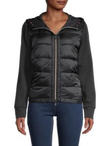 Sarah Front-Quilted Packable Hooded Jacket