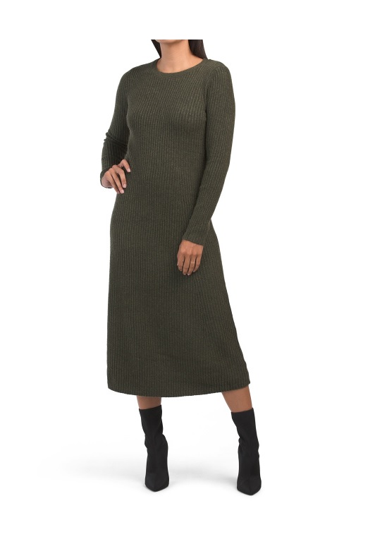 Image of Fit N Flare Sweater Dress