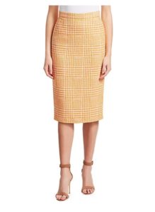 Plaid Pencil Skirt size 6