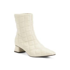 Leather Stitched Booties