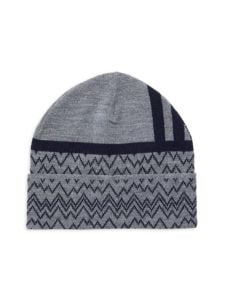 ​Zigzag Wool-Blend Beanie