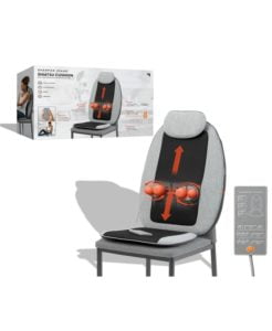 Seat Topper 4-Node Shiatsu with Heat and Vibration Massager