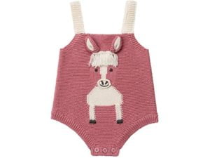 Stella McCartney Kids Knit Body with Horse Intarsia (Infant)p