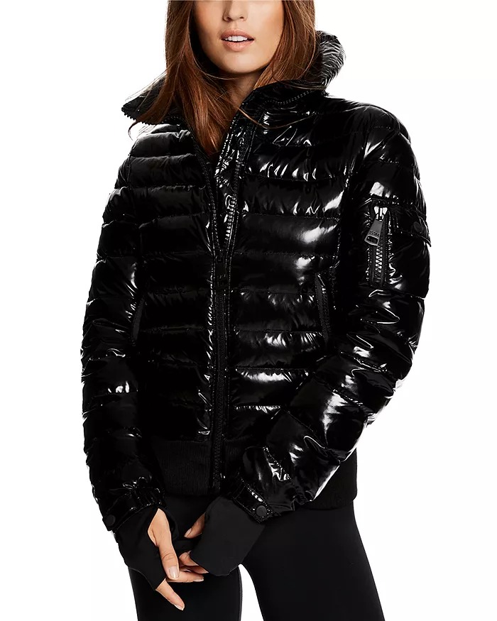 Image of Luna Quilted Bomber Coat