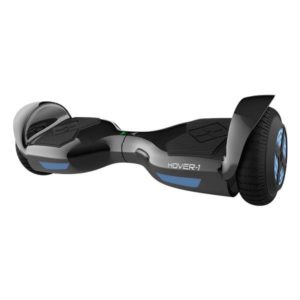 Hover-1 Helix UL Certified Electric Hoverboard w/ 6.5in LED Wheels, LED Sensor Lights, Bluetooth Speaker; Lithium-ion 10 Cell battery; Ideal for Boys and Girls 8+ and Less Than 160 lbs - Gun Metal