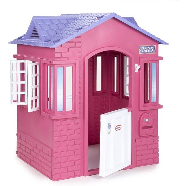 Image of Little Tikes Cape Cottage Princess Playhouse, Pink