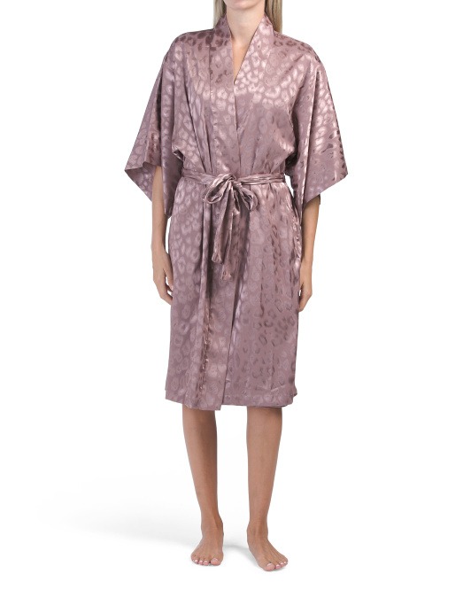 Image of Decadence Satin Wrap Robe