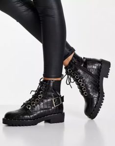 Lace Up Hiker Boots