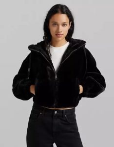 Faux Fur Hooded Jacket