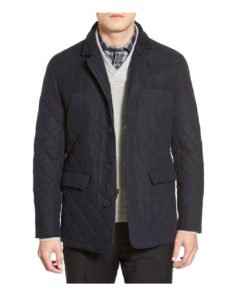 Wool Blend Quilted Jacket