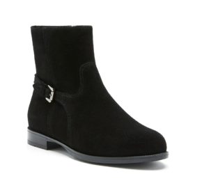 Lexa Waterproof Suede Buckled Bootie