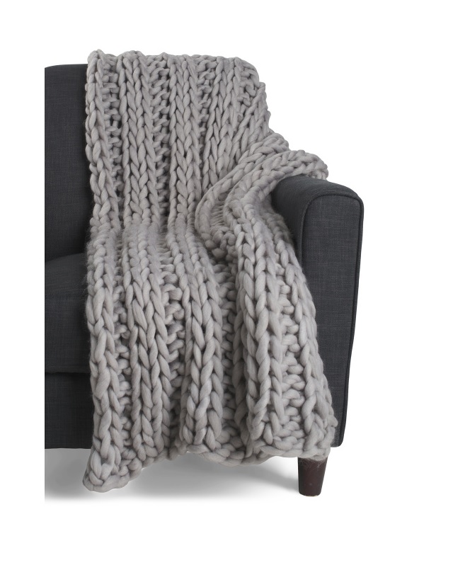 Image of Chunky Hand Knit Throw