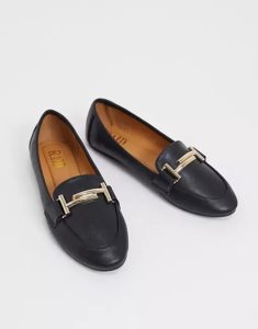 Loafer With Gold Buckle