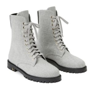 Finley Cashmere Lug Sole Lace-Up Boot