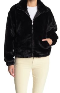 Schwartz Faux Fur Jacket