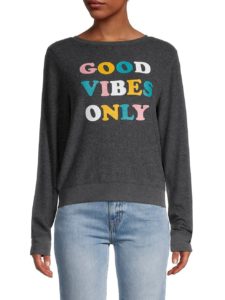 Graphic-Print Sweater