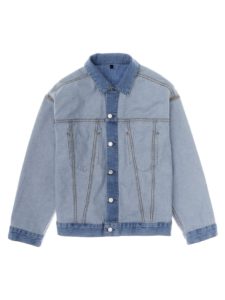 Reversed Oversized Trucker Jacket