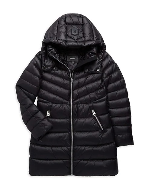 Image of Girl's Down Puffer Jacket Size 10