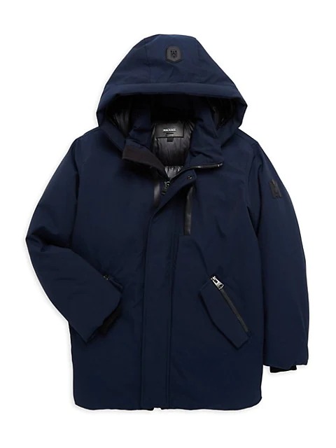 Image of Girl's Down Hooded Jacket Size10