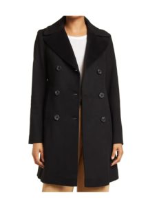 Double-Breasted Wool Coat
