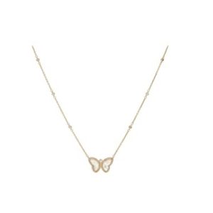 Butterfly Pendant Necklace 14k gold