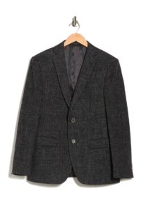 Bedford Notch Collar Two Button Wool Jacket