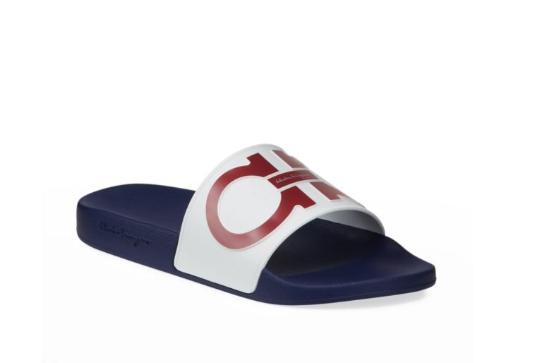 Image of Gancini Rubber Slide Sandals