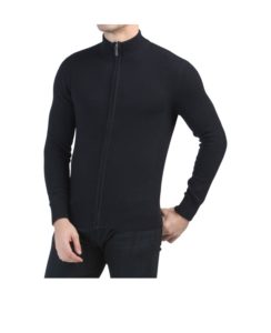 Full Zip Lambswool Blend Cardigan