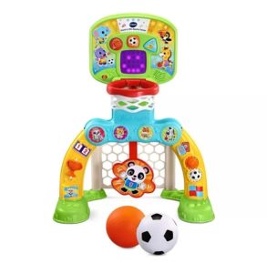 Count & Win Sports Center with Basketball and Soccer Ball