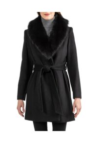 Toscana Shawl Wool Blend Collar Coat