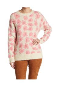 Nikki Flower Print Sweater
